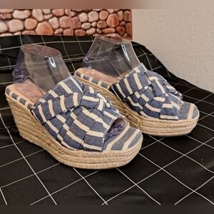 SUGAR Harlem Espadrille Wedge Sandal w/ Knot